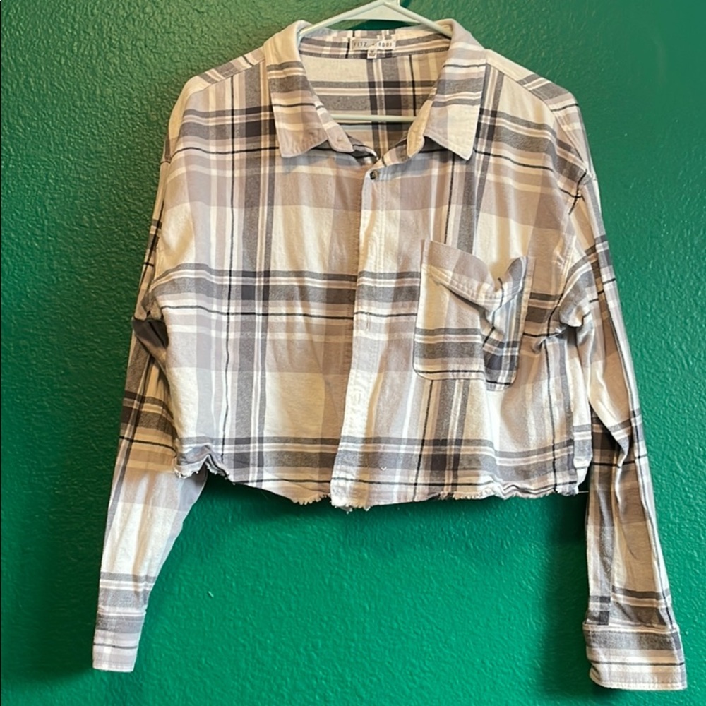 Cropped flannel